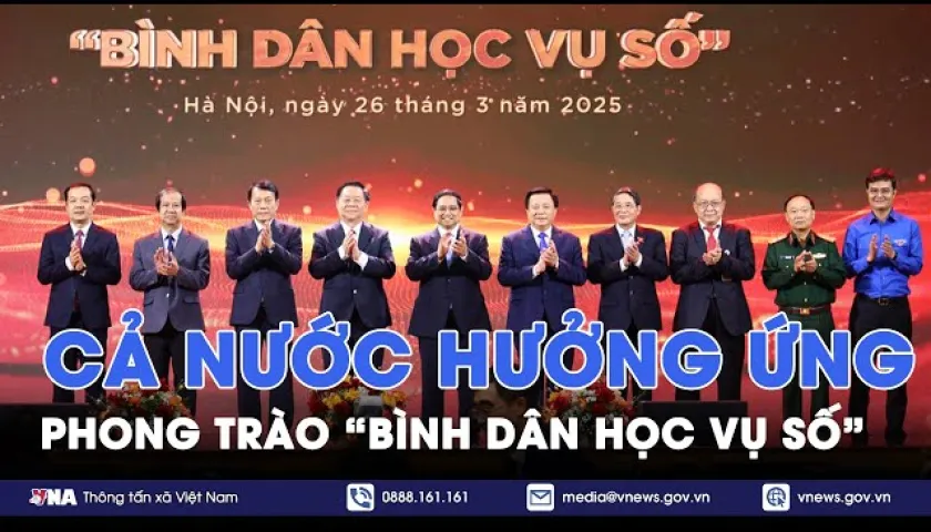 Thumbnail Triển khai Nền tảng "Bình dân học vụ số"